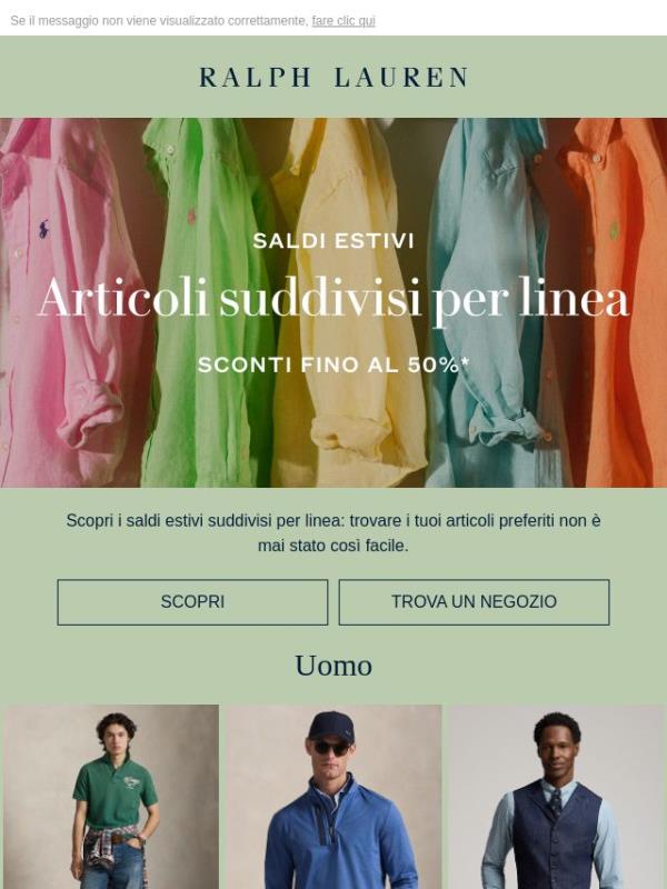 Riduzioni finali | Sconti fino al 50%