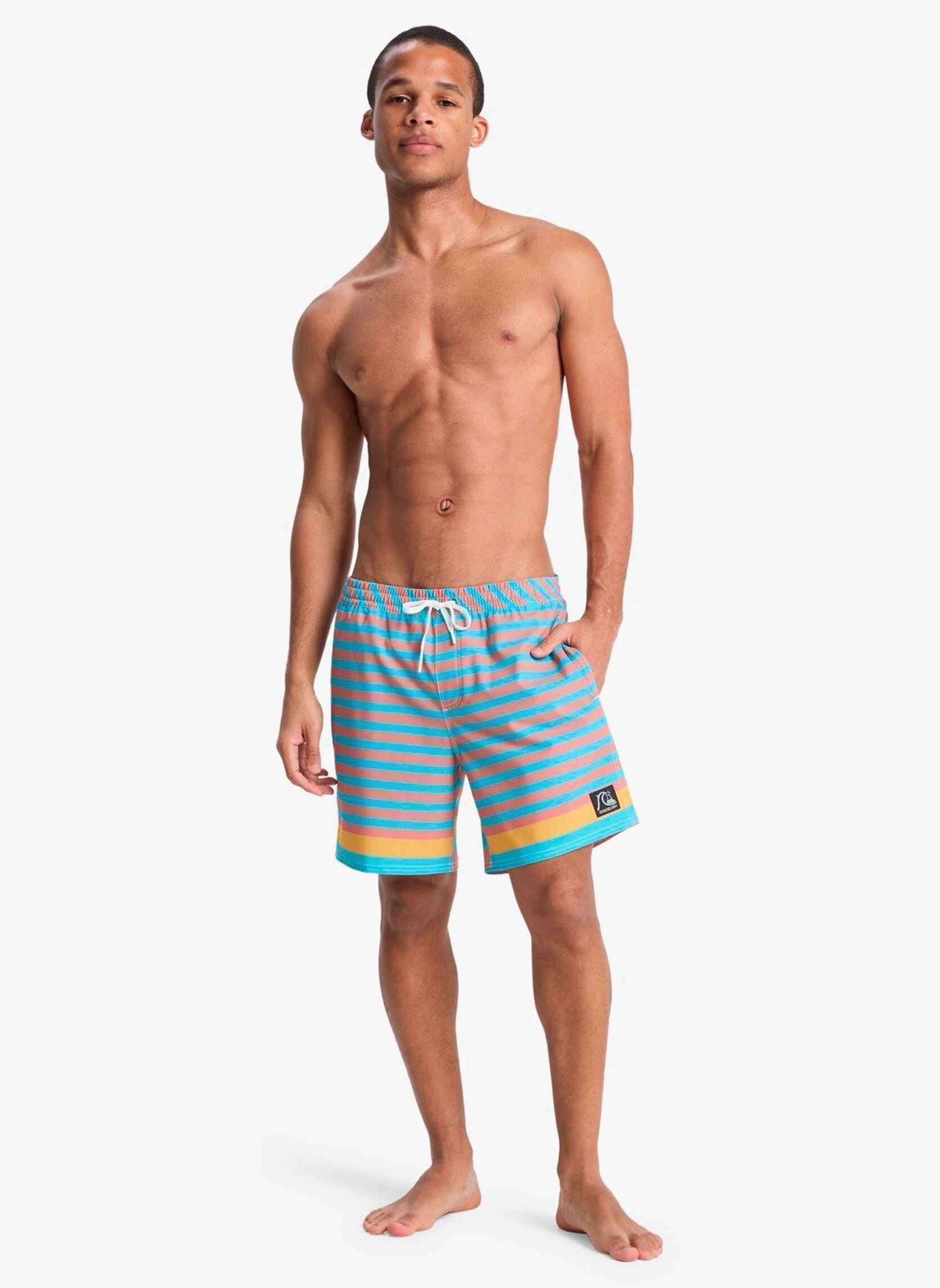 Quiksilver Shorts de bain Original Btz Stripe Volley 17 homme multicolore
