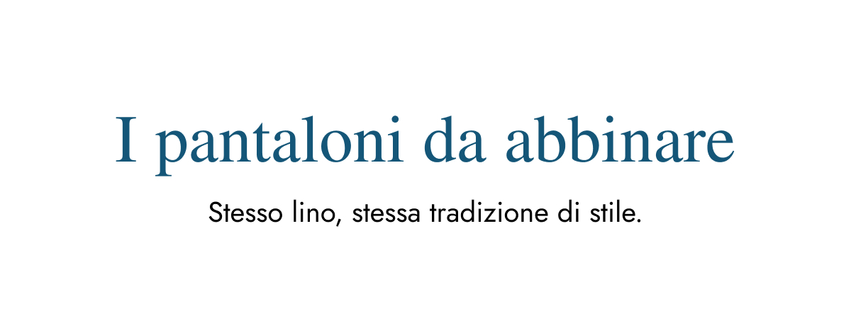 ribattute.  In puro lino, 