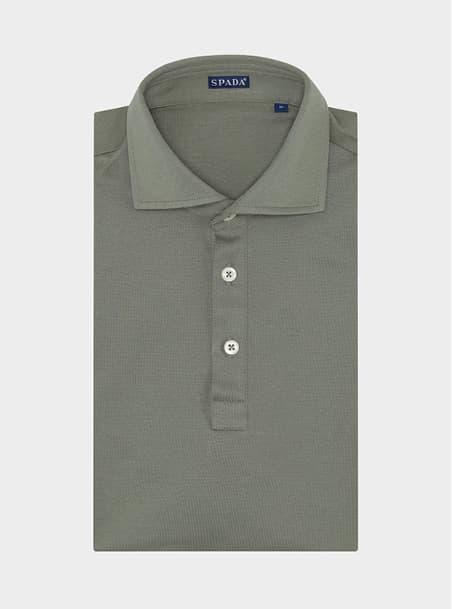 Polo manica corta in cotone piquet
