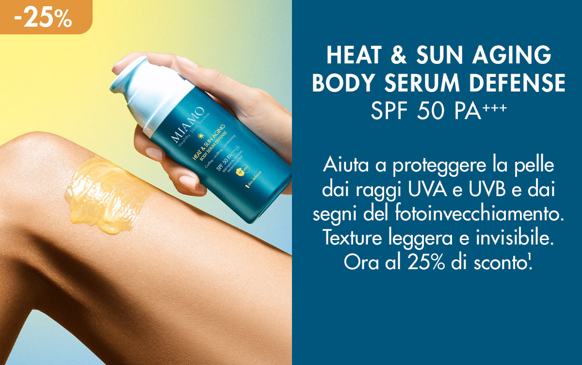 il sun body serum spf 50 PA+++ al 25% di sconto 