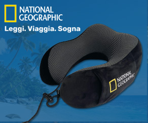 Cuscino da viaggio National Geographic in omaggio