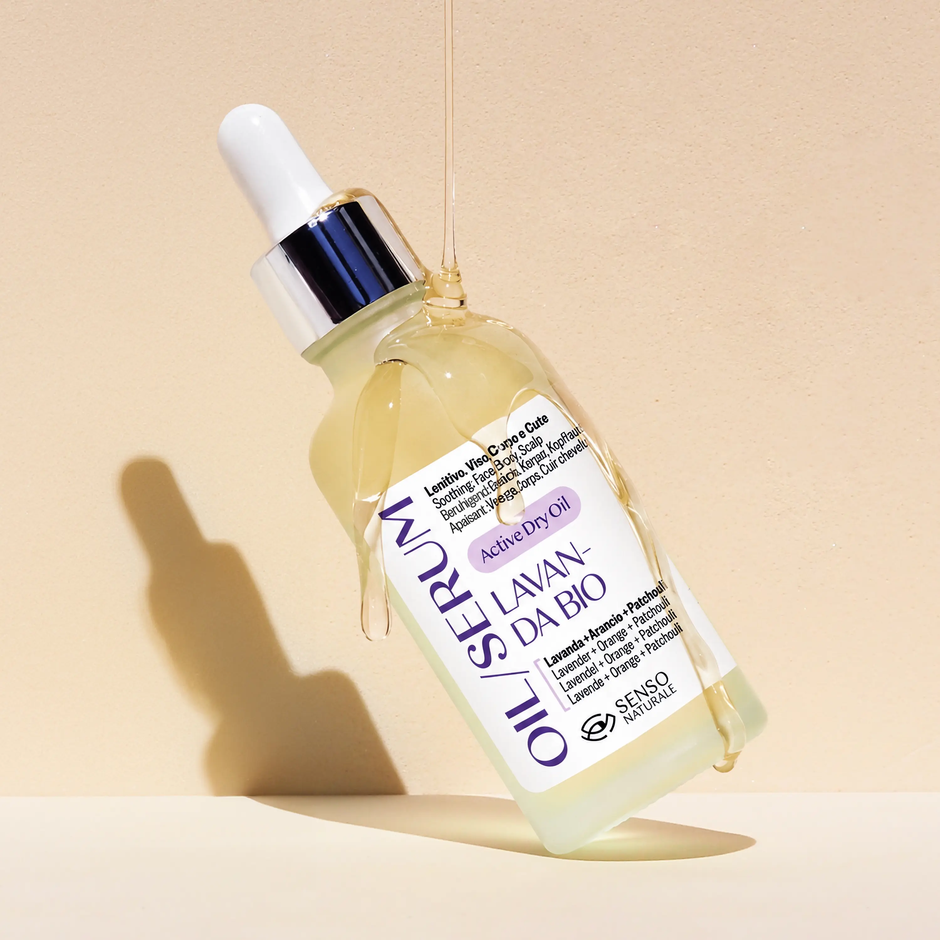 Image of Olio Siero Bio Lavanda - Viso, Corpo e Cute
