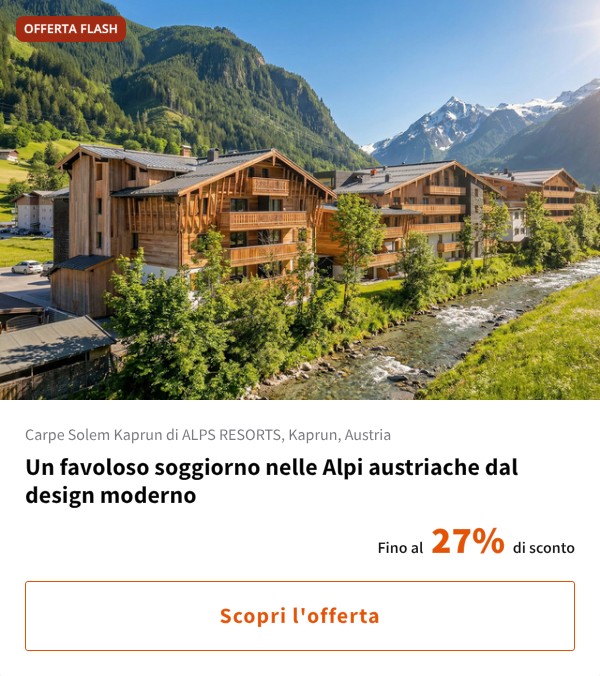 Un favoloso soggiorno nelle Alpi austriache dal design moderno