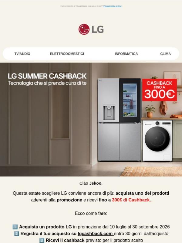 Questa estate ti premia LG!