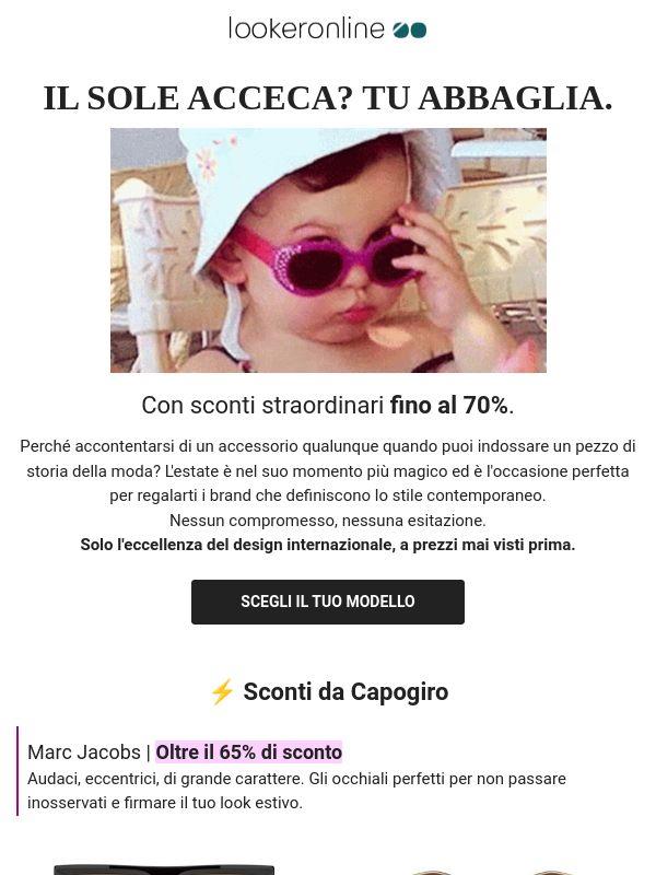 🕶️ No, non è un miraggio: sono in saldo.