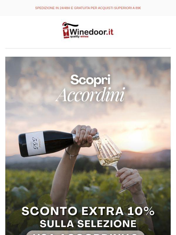 🍷 Scopri la selezione Accordini con il 10% di sconto