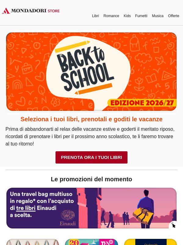 Back to school: tutti i tuoi libri in pochi click