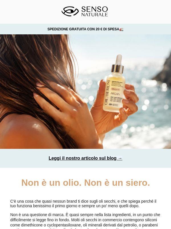 Nuovo Olio Siero: pura bellezza! 💧