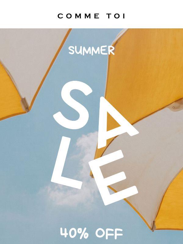 40% OFF // Pronta per i super saldi?