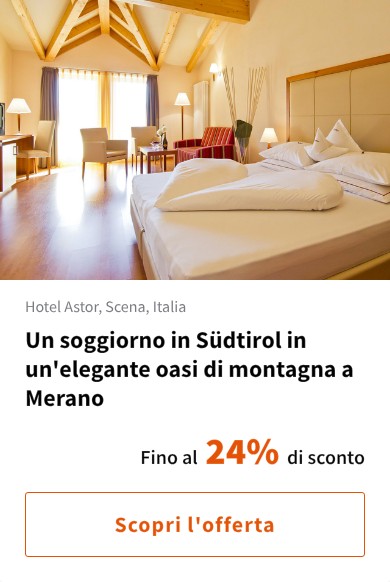 Un soggiorno in Südtirol in un'elegante oasi di montagna a Merano