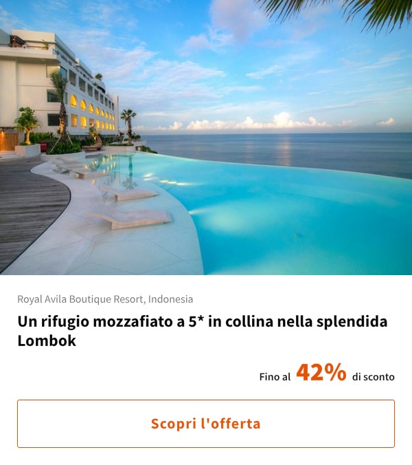 Un rifugio mozzafiato a 5* in collina nella splendida Lombok