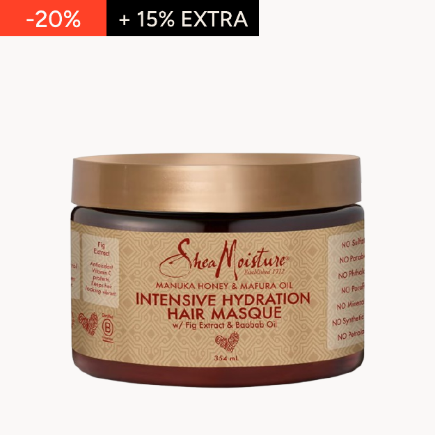 Shea Moisture maschera idratazione intensiva con miele di manuka e olio di mafura 354 ml