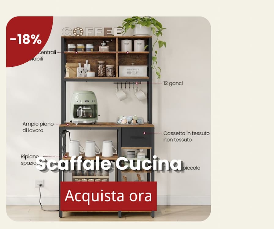 Scaffale Cucina