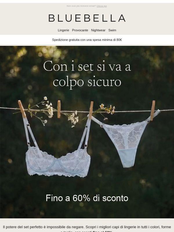 Insieme è meglio: set lingerie in saldo