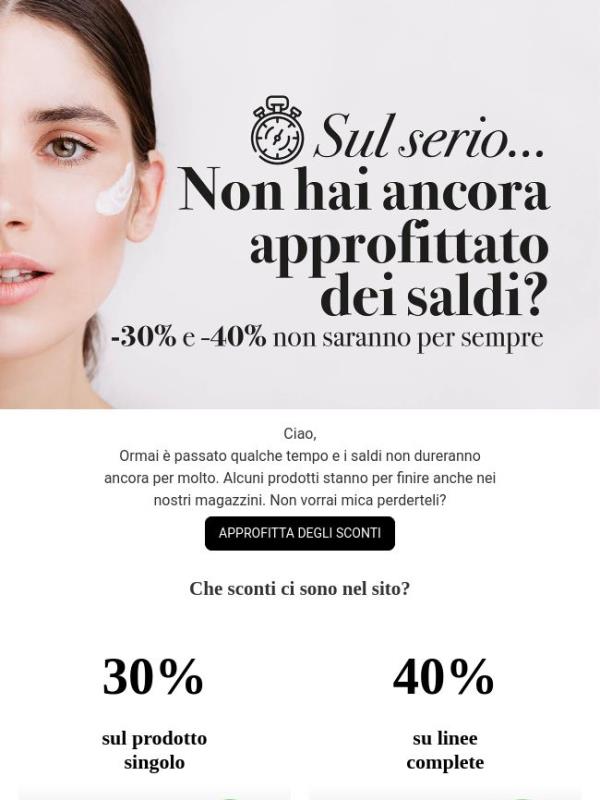 I prodotti che ami sono ancora scontati: ancora per poco