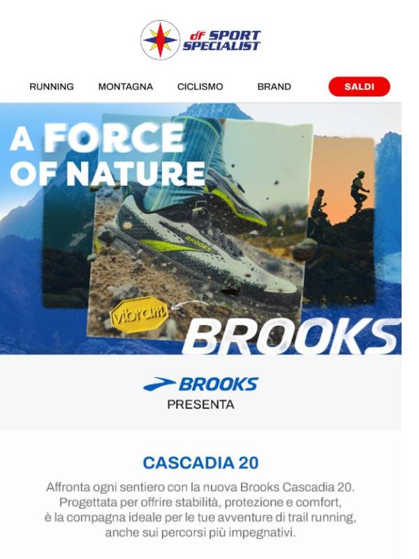 Nuove Brooks Cascadia 20 🏃‍➡️⛰️