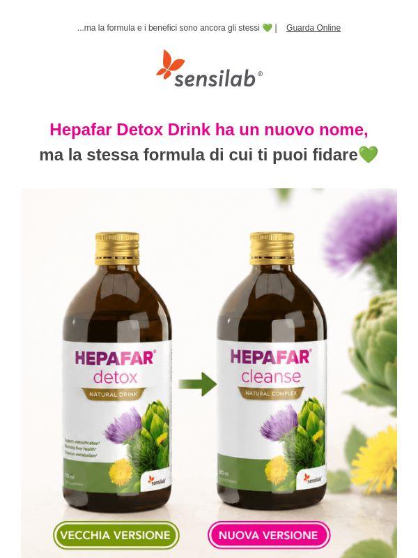 La tua bevanda detox preferita ha cambiato nome
