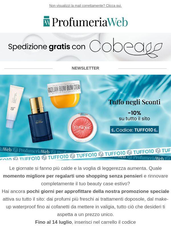 🌊 -10% su tutto il sito: ancora per pochi giorni!
