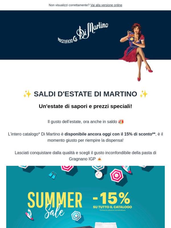 -15% su tutto il catalogo Di Martino! 💥