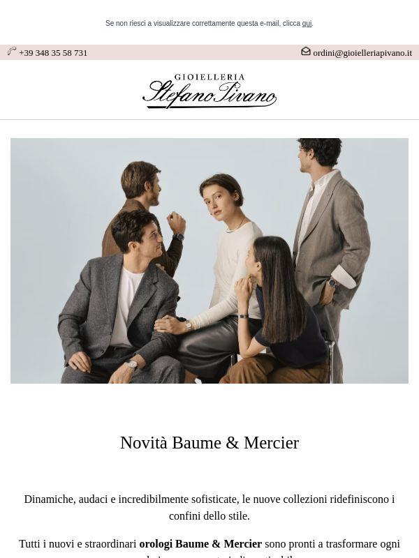Le incredibili novità Baume & Mercier 🎯