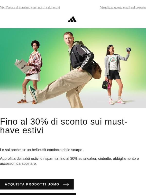 Fino al 30% di sconto sui must-have estivi