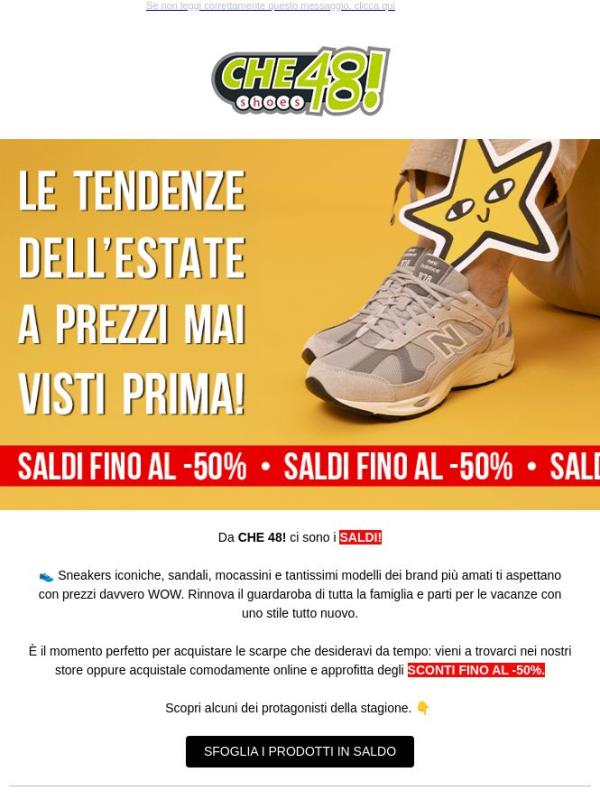 🔥 SALDI CHE 48! I modelli più cool stanno già andando a ruba!