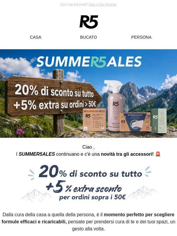 I SUMMER5ALES continuano! 🚨