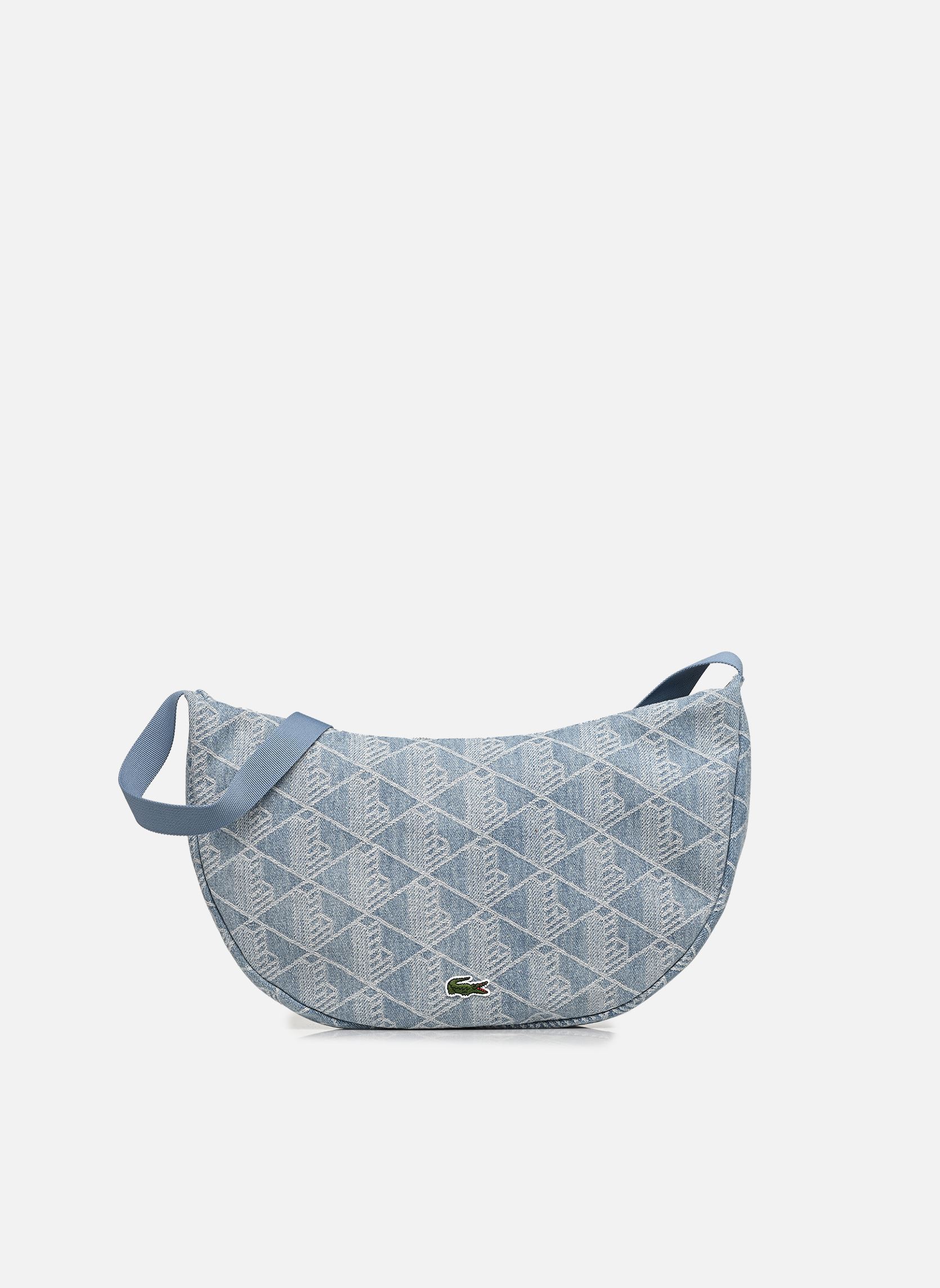 Lacoste Cabas Neocroc Moon Bag In Monogram Jacquard bleu