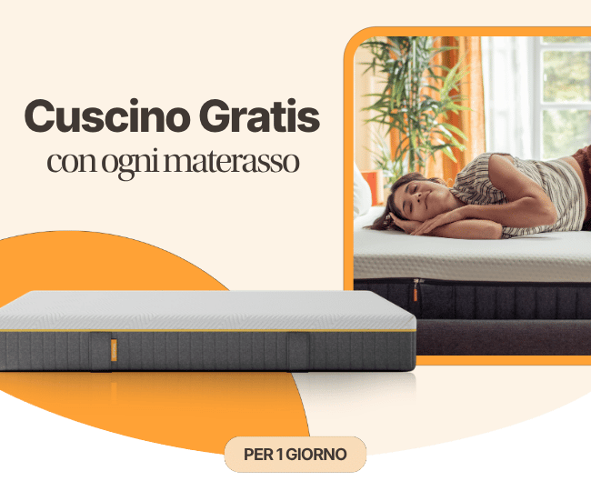 Cuscino Gratis con ogni materasso PER 1 GIORNO Cuscino Gratis con ogni materasso PER 1 GIORNO