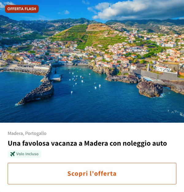 Una favolosa vacanza a Madera con noleggio auto