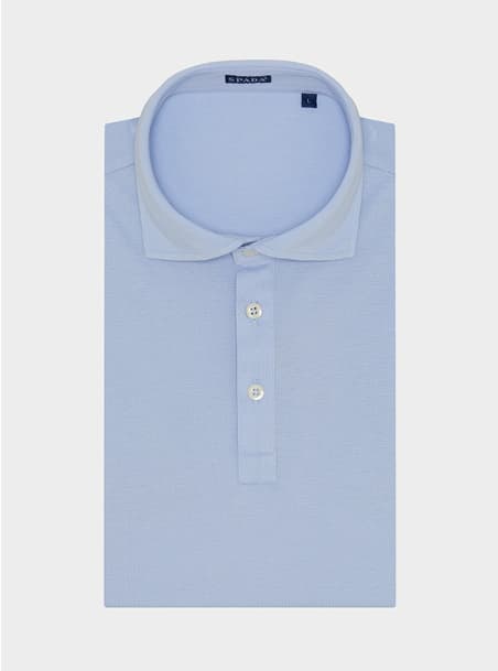 Polo manica corta in cotone piquet