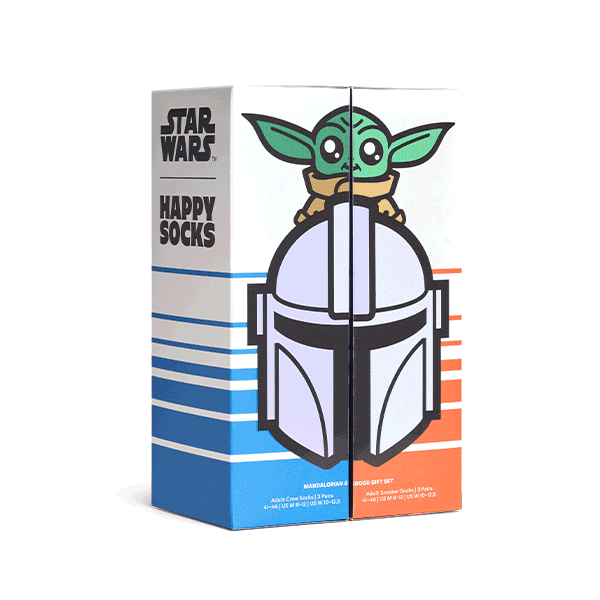 Set regalo di calzini Mandaloriani STAR WARS in ™ confezione da 6