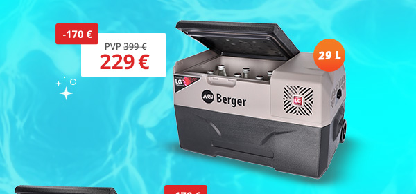 Frigorifero portatile a compressore Berger B30-T da 29 litri