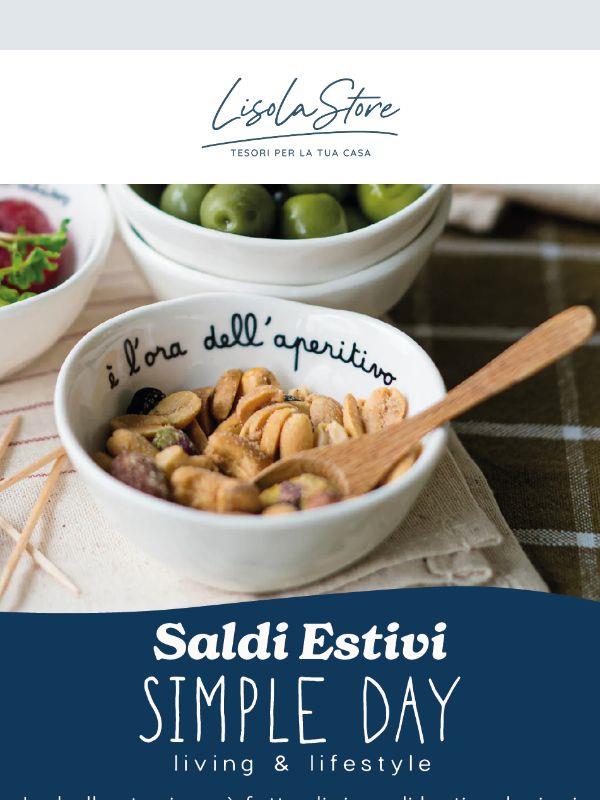 🏠 Approfitta dei SALDI Estivi sui prodotti Simple Day e vivi le tue giornate estive con leggerezza