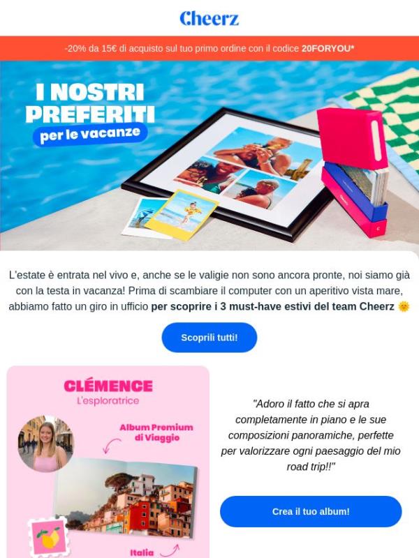 Cosa mette in valigia il team Cheerz 🧳