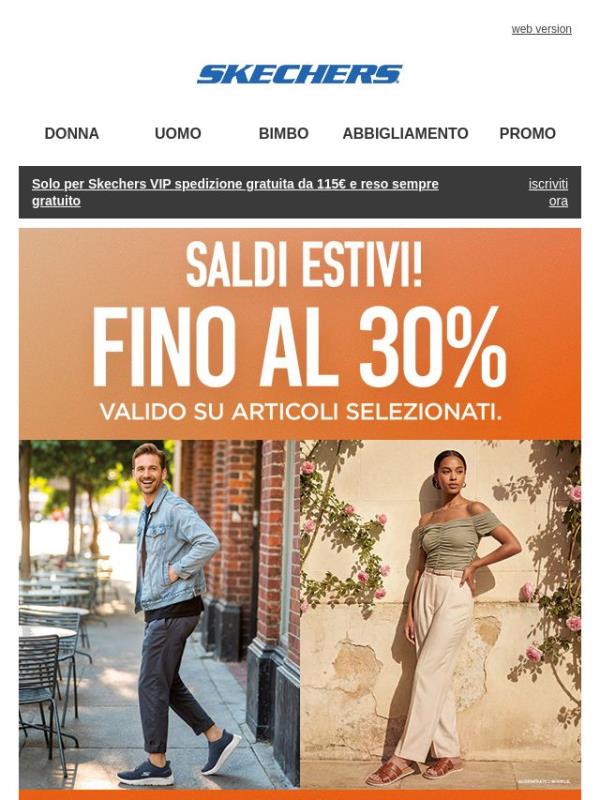 Sandali, sneakers, scarpe in tela... ora al -30%!