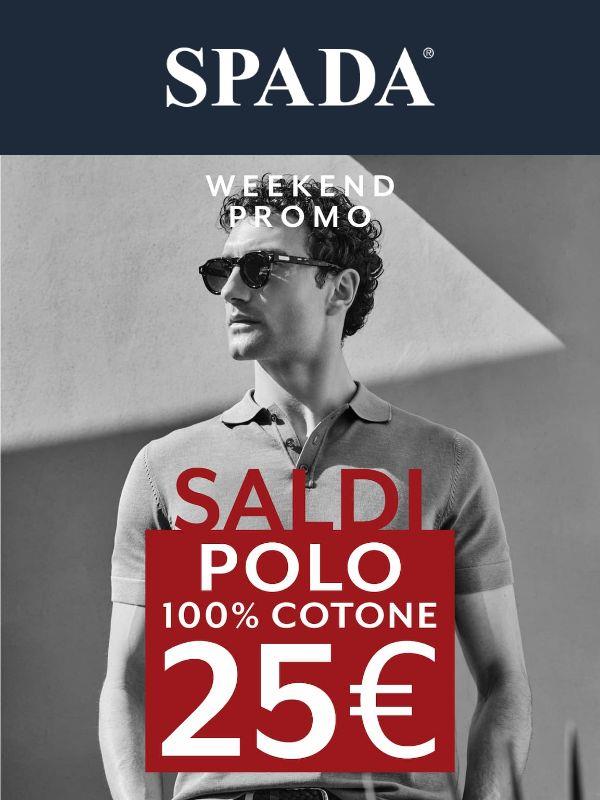 Ultime ore: Polo 100% cotone a 25€