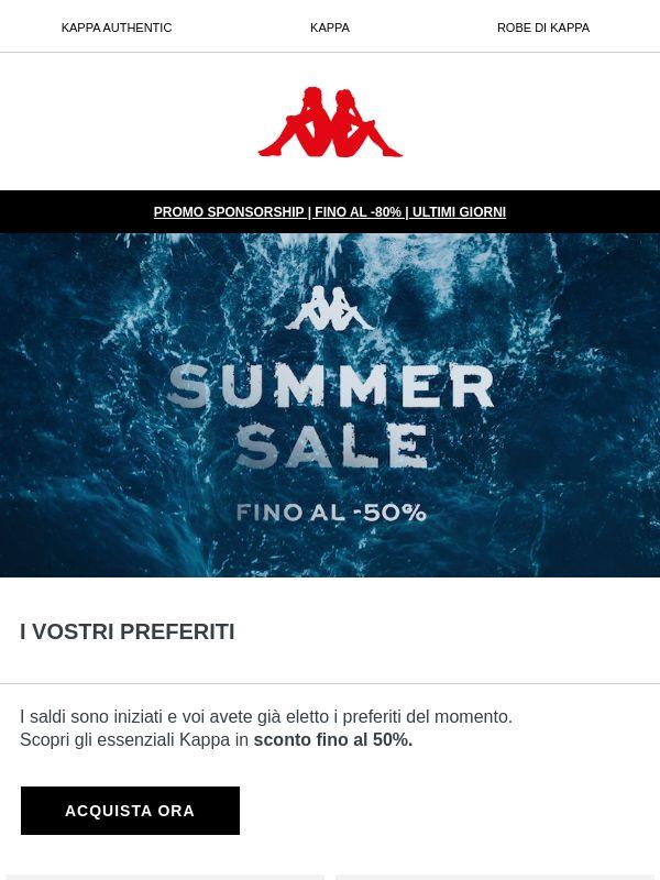 Saldi Kappa: i preferiti del momento