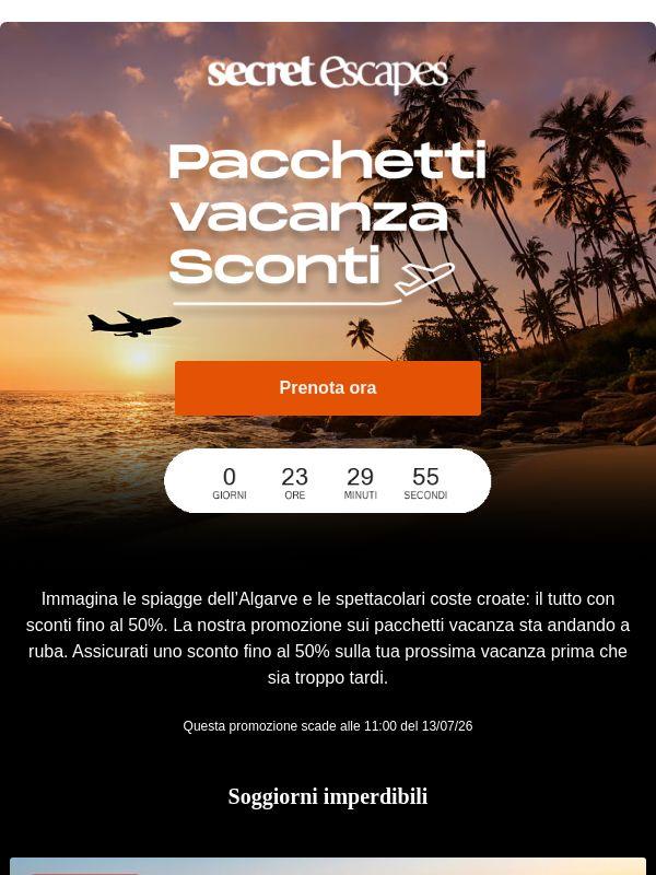 Pacchetti vacanza in offerta - Prenota subito