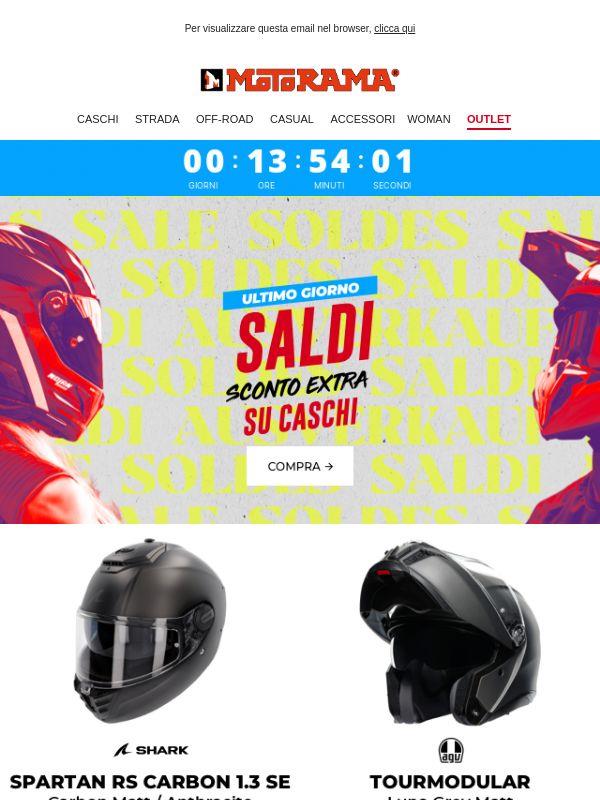 Finisce questa sera. Caschi con sconto EXTRA 🔥