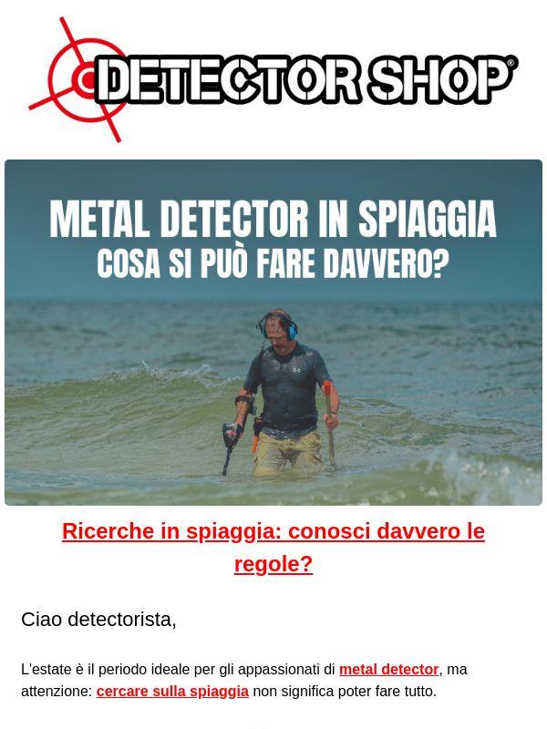 Metal detector da battigia