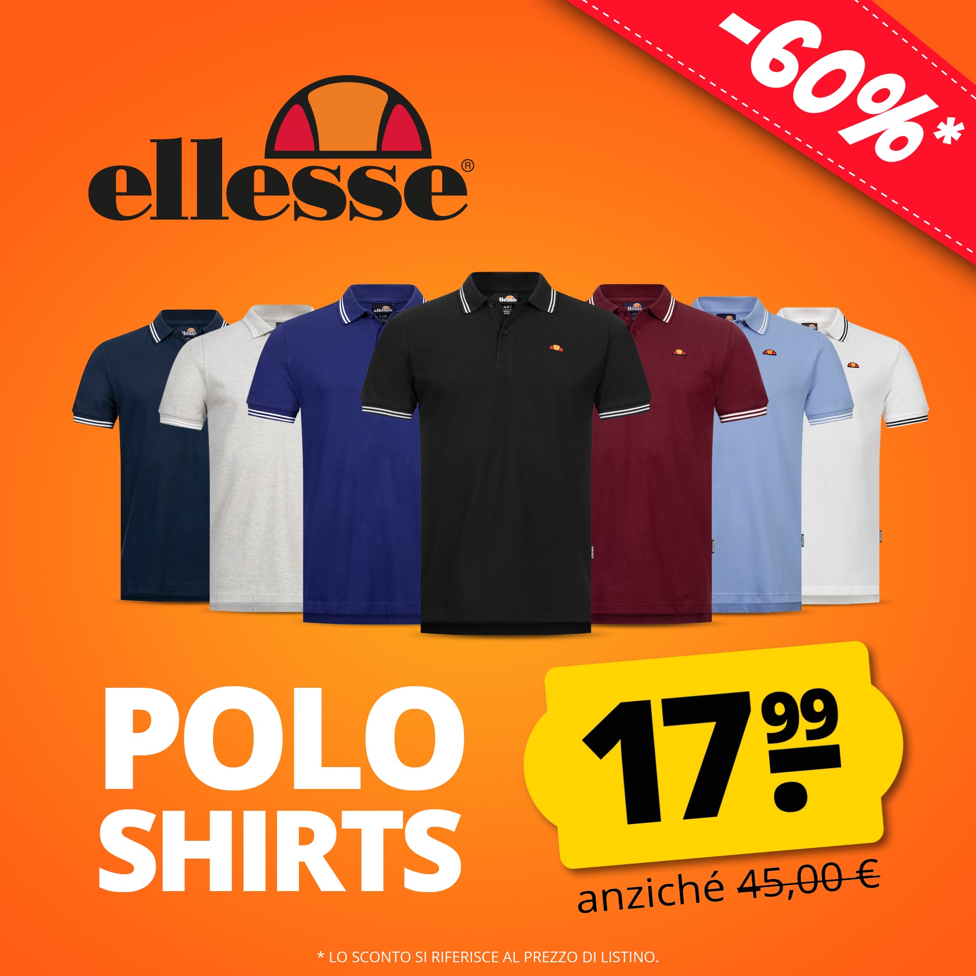 ellesse diroan twin tipped uomo polo
