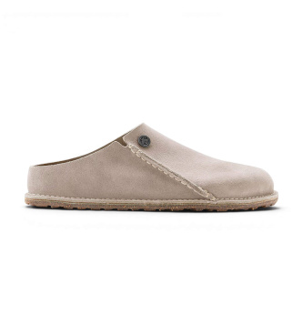 Pantofole in Pelle Zermatt Premium (Vestibilità Stretta) beige