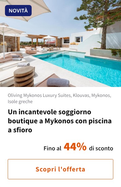 Un incantevole soggiorno boutique a Mykonos con piscina a sfioro