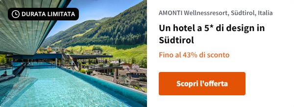 Un hotel a 5* di design in Südtirol