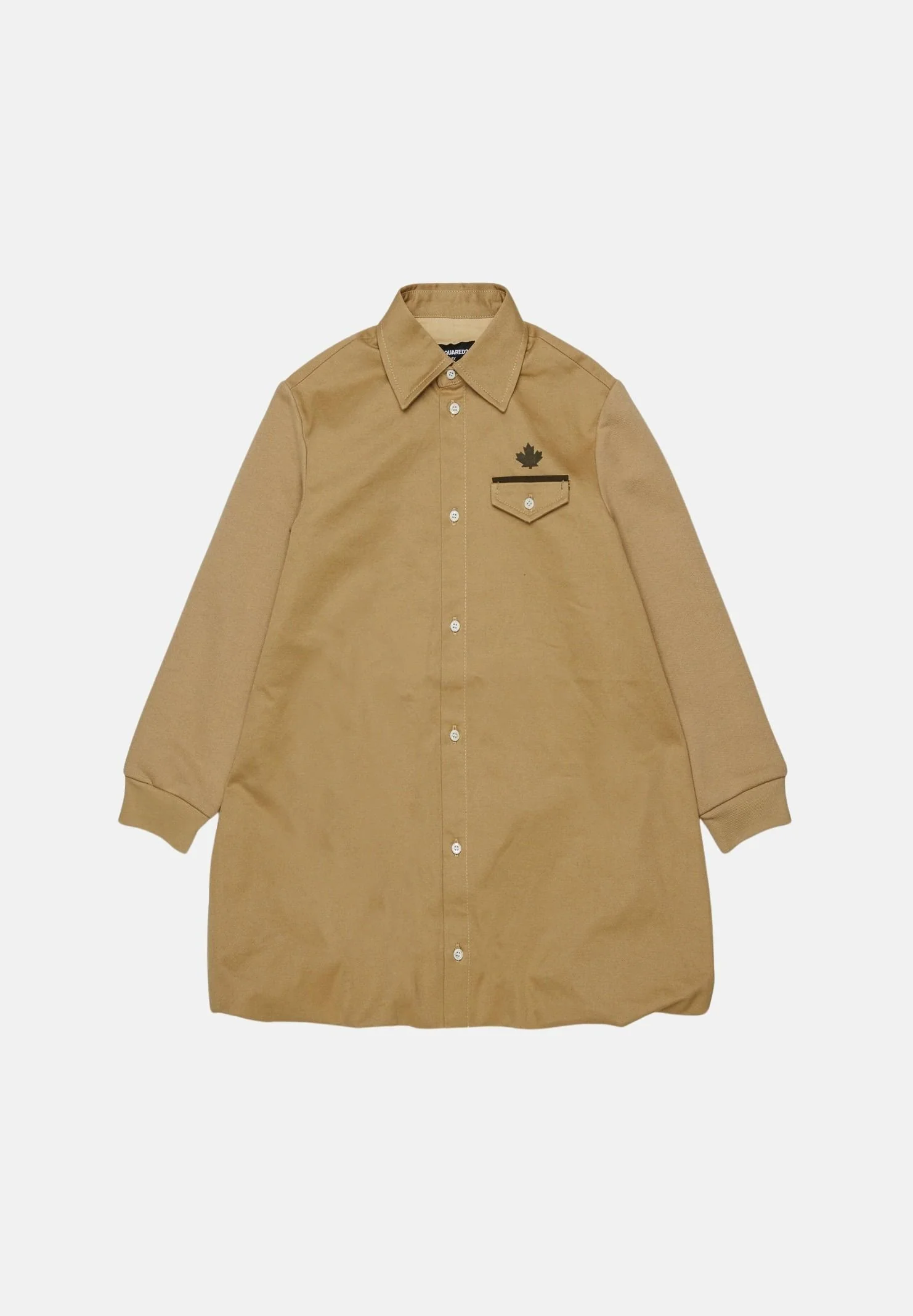 Image of DSQUARED2 Abito camicia con logo lark, per donna, ragazzi, bambini.