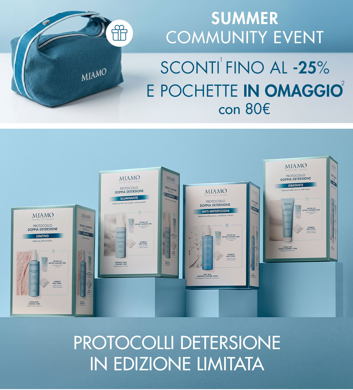PROTOCOLLI detersione in edizione limitata