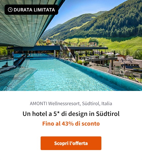 Un hotel a 5* di design in Südtirol