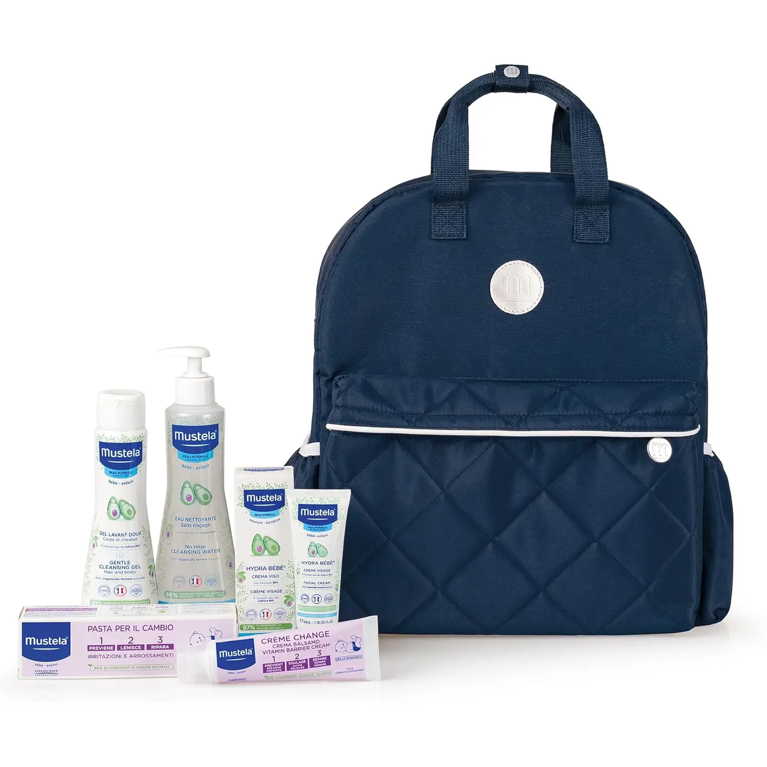 Mustela Borsa Zaino Prime Coccole con 4 Prodotti
